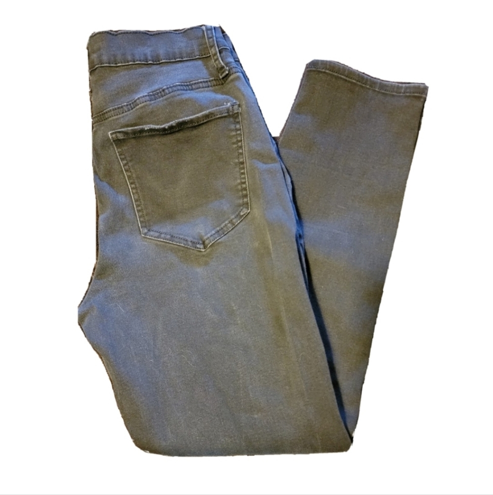 Khol's So Brand Light Wash Black High Rise Mom Jeans